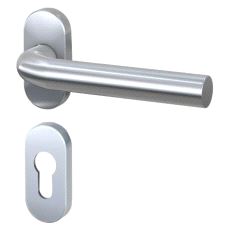 ZB3250 Dørvrider Smalprofil. Rst.