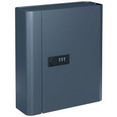 SK20 Nøkkelskap med Kodelås. Grå matt. 20 kroker