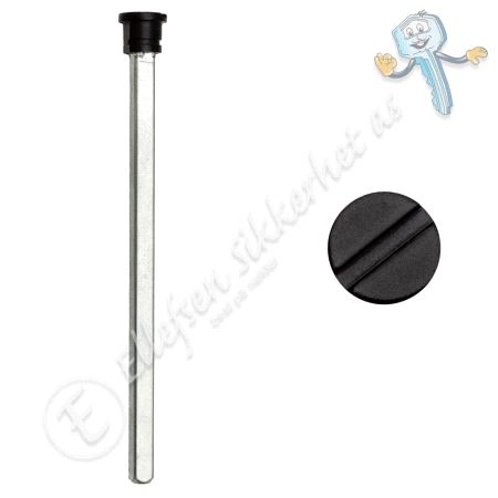 Lang Toalettpinne 100mm Sort  matt