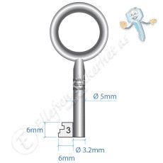 Junie 6x6-3 Nøkkel Nr. 3