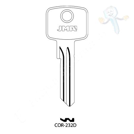 COR-232D Nøkkelemne