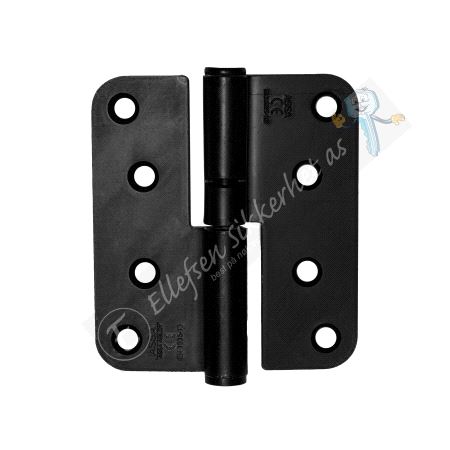 3248-110mm Løftehengsel Høyre sort