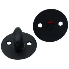 Toalettgarnityr 2mm Universal Assa/Boda. Sort matt