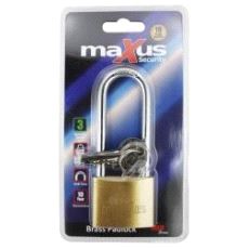 MX8/50LS Hengelås 50mm Lang bøyle sv.pk