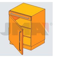 SK-1 Benk med underskap + skuff