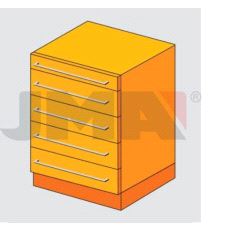SK-2 Benk med 5 skuffer