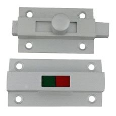 SP699 Toalettlås. Ledig/Opptatt Alu. 68x33mm