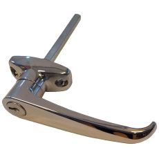 LF1644 Garasjehåndtak Forkrommet. sv.pk