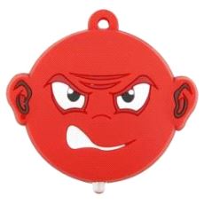 CA316 Plastkappe med Led, Angry Smiley