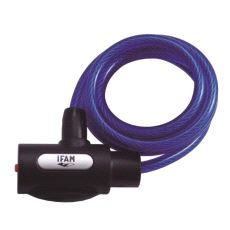 Spiral Junior Sykkellås 180cm. Blå