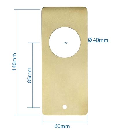 8656-E Dekkskilt for Sikkerhetslås Msm