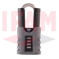 Black Force Kodehengelås med Bøylebeskytter. Lang