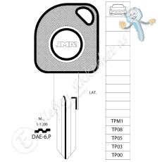 TP00 DAE-6.P Transponderemne