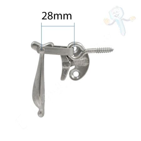 Vinduslukker 28mm Dråpe Fkrm sv.pk