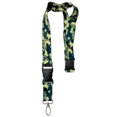 6-0611 Nøkkelbånd med klips. Kamoflasje