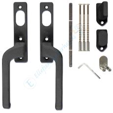 E2130 Balkongdørvrider Sort