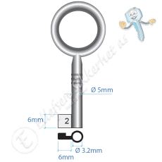 Junie 6x6-1 Nøkkel Nr. 2