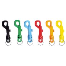 2222 Plastkarabinkrok. 12 stk