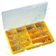 Skrin med Hengselringer 200 stk. Ass