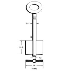 1609G Nøkkelemne