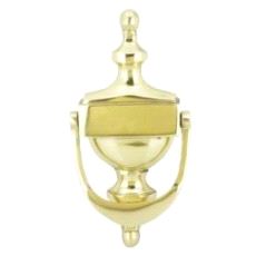 SP482 Dørhammer messing sv.pk