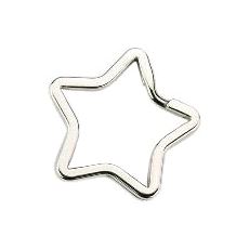 6-0151 Nøkkelring Stjerne 30mm