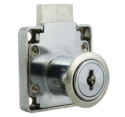 MX317 utenpåliggende møbellås sv.pk