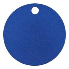 KDA050 Rund 25mm Blå Aluminium