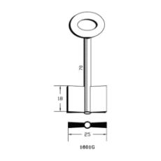 1601G Nøkkelemne
