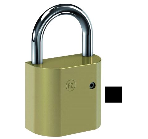 PZ50/40 Hengelås for Firkantnøkkel 8mm